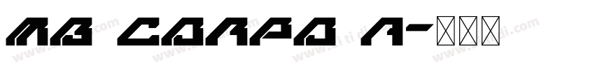 MB Corpo A字体转换